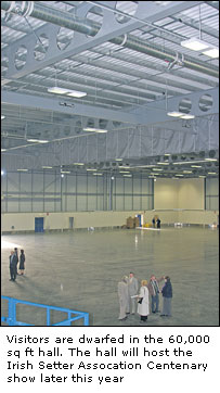 The 60,000 sq ft hall